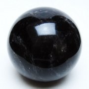モリオン 純天然 黒水晶 丸玉 71mm [t643-5252]