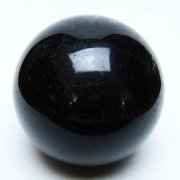 モリオン 純天然 黒水晶 丸玉 63mm [t643-5256]