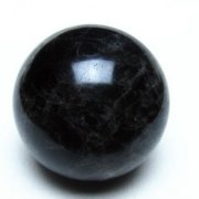 モリオン 純天然 黒水晶 丸玉 57mm [t643-5363]