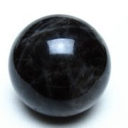 モリオン 純天然 黒水晶 丸玉 53mm [t643-5376]