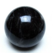 モリオン 純天然 黒水晶 丸玉 53mm [t643-5381]