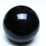 モリオン 純天然 黒水晶 丸玉 70mm [t643-5457]