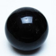 モリオン 純天然 黒水晶 丸玉 55mm [t643-5514]