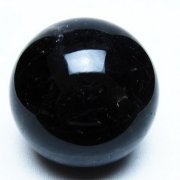 モリオン 純天然 黒水晶 丸玉 68mm [t643-5533]