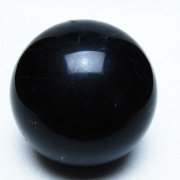 モリオン 純天然 黒水晶 丸玉 66mm [t643-5544]