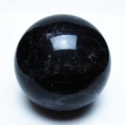 モリオン 純天然 黒水晶 丸玉 75mm [t643-5548]