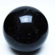 モリオン 純天然 黒水晶 丸玉 79mm [t643-5555]