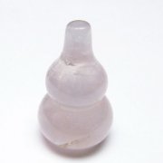 ローズクォーツ 葫芦 置物[T646-1027]