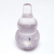 ローズクォーツ 葫芦 置物[T646-1106]