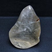 ヒマラヤ水晶 炎（フレイム） ポリッシュ  置物[T653-3711]