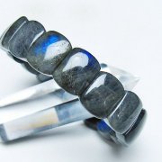 ラブラドライト バングル [t666-1386]