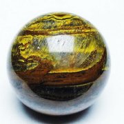 アイアンタイガーアイ 丸玉 54mm [T671-6236]