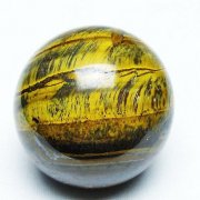 タイガーアイ　丸玉 タイガーアイ（虎目石）丸玉51mm 天然石販売 名取貴石