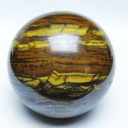 アイアンタイガーアイ 丸玉 79mm [t671-6335]