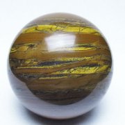 1.1Kg アイアンタイガーアイ 丸玉 88mm [t671-6514]