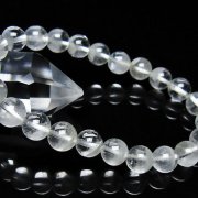 ガーデン水晶ファントム ブレスレット 8mm [t676-2137]