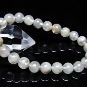 ガーデン水晶ファントム ブレスレット 8mm [t676-2194]