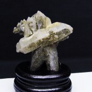 レムリアンシード 水晶クラスター 雲母入り [T704-1077]