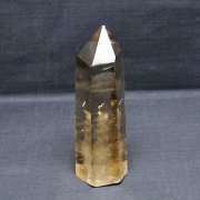 ライトニング水晶 六角柱[T705-7629]