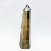 ライトニング水晶 六角柱[T705-7630]