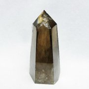 ライトニング水晶ガーデン水晶 六角柱[T705-7646]
