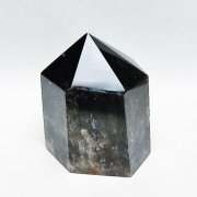 ライトニング水晶 六角柱[T705-7724]