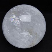 1.4Kg 虹入り ヒマラヤ水晶 丸玉 105mm [T718-3448]