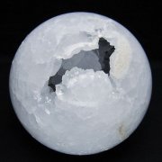 1.1Kg モロッコ産 水晶 笑口 丸玉  96mm [T722-759]