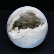 モロッコ産 水晶 笑口 丸玉  80mm [T722-775]