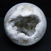 モロッコ産 水晶 笑口 丸玉  113mm [T722-857]