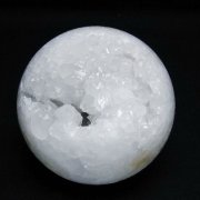 モロッコ産 水晶 笑口 丸玉 70mm [t722-873]