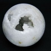 モロッコ産 水晶 笑口 丸玉 64mm [t722-938]