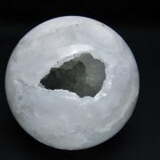 モロッコ産 水晶 笑口 丸玉 80mm [t722-966]