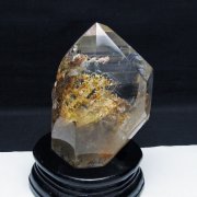 プラチナルチル　巨大　原石　天然石 プラチナルチルクォーツナチュラルポイント（未加工原石、単結晶
