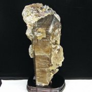 26.5Kg ライトニング水晶トルマリンルチル 原石 同梱不可 [T726-1314]
