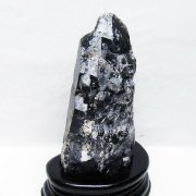 山東省産 モリオン 純天然 黒水晶 原石 [t728-2301]