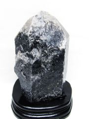 2.2Kg 山東省産 モリオン 純天然 黒水晶 原石 [t728-2362]