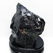 2.2Kg 山東省産 モリオン 純天然 黒水晶 原石 [t728-2372]