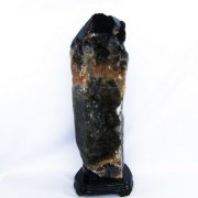 26.9Kg モリオン 純天然 黒水晶 カテドラルライブラリー 水晶 原石 同梱不可 [T735-3800]