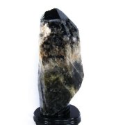 27.3Kg モリオン 純天然 黒水晶 カテドラルライブラリー 水晶 原石 同梱不可 [T735-3806]