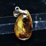 ゴールドタイチンルチル ペンダント [t741-2112]