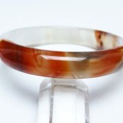 赤アゲート バングル 55mm [t752-1595]
