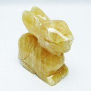 トパーズウサギ置物