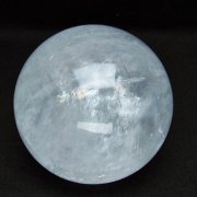 虹入り カルサイト 丸玉 73mm [t758-2139]
