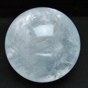 虹入り カルサイト 丸玉 84mm [t758-2196]