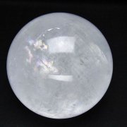 虹入り カルサイト 丸玉 74mm [t758-2254]