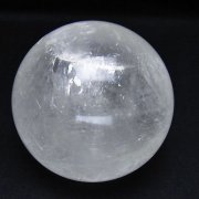 虹入り カルサイト 丸玉 75mm [t758-2256]