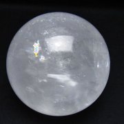 虹入り カルサイト 丸玉 74mm [t758-2257]