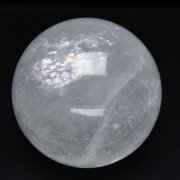 虹入り カルサイト 丸玉 77mm [t758-2262]