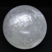 虹入り カルサイト 丸玉 81mm [t758-2271]